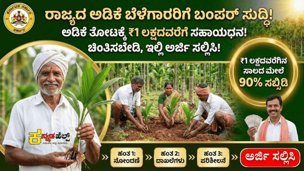 Arecanut Plantation Subsidy