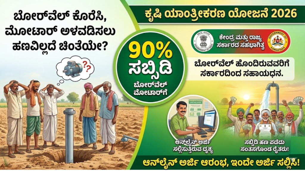 Borewell Motor Subsidy